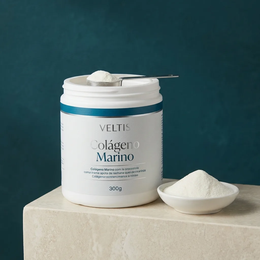 Péptidos de Colágeno Marino en Polvo — 300 g